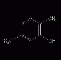 2,5-xylenol structural formula