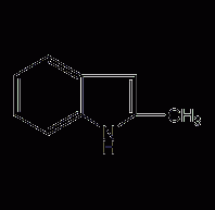 2-methylindole structural formula