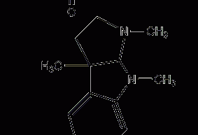 Structural formula of salicylic acid physostigmine salt