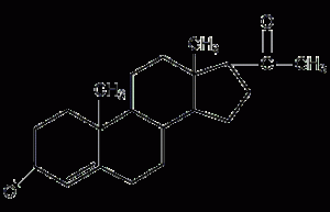 Progesterone structural formula